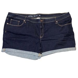 Ava & Viv - Jean shorts - Plus size 26w